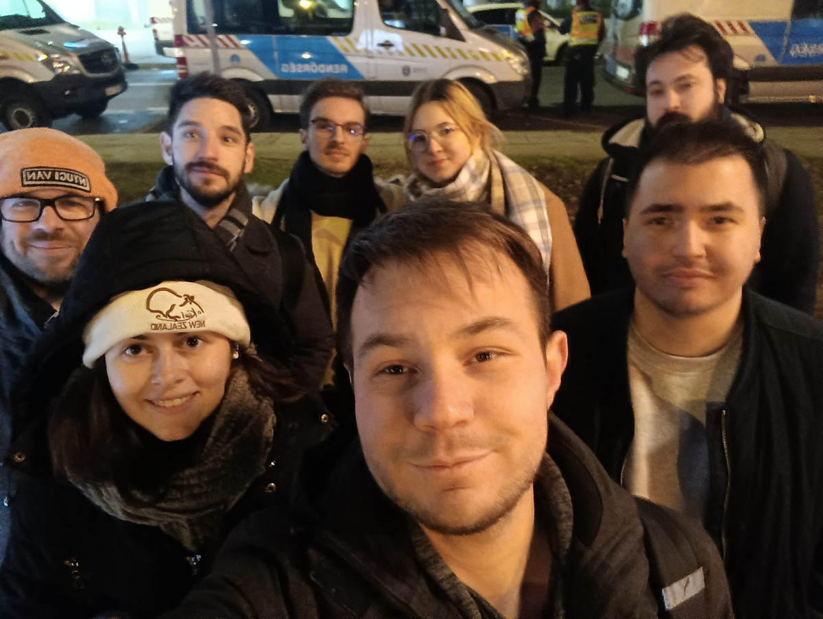 Szabó Bence erdogan tüntetés