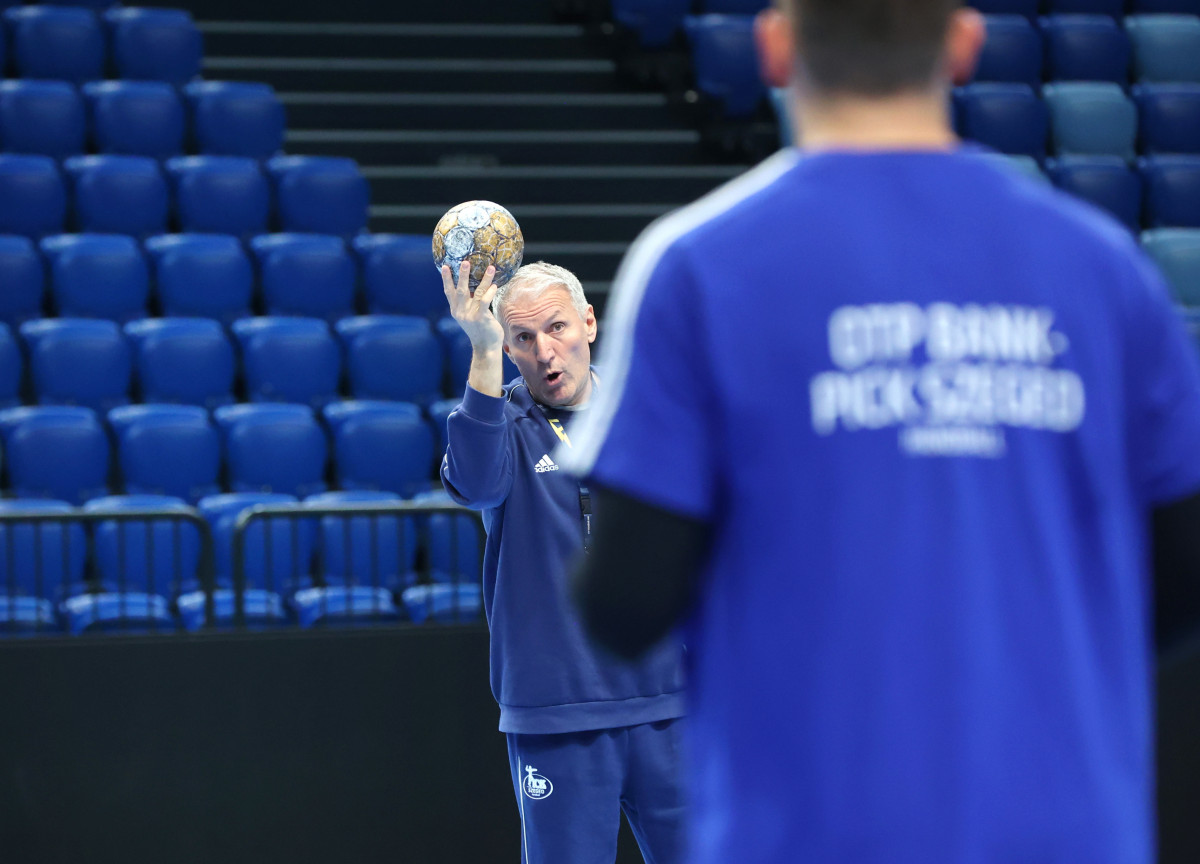 Szeged, OTP Bank Pick Szeged, kézilabda, edzés, Pick Aréna, sport