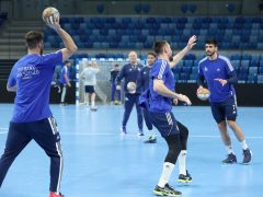 Szeged, OTP Bank Pick Szeged, kézilabda, edzés, Pick Aréna, sport