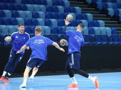 Szeged, OTP Bank Pick Szeged, kézilabda, edzés, Pick Aréna, sport