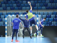 Szeged, OTP Bank Pick Szeged, kézilabda, edzés, Pick Aréna, sport