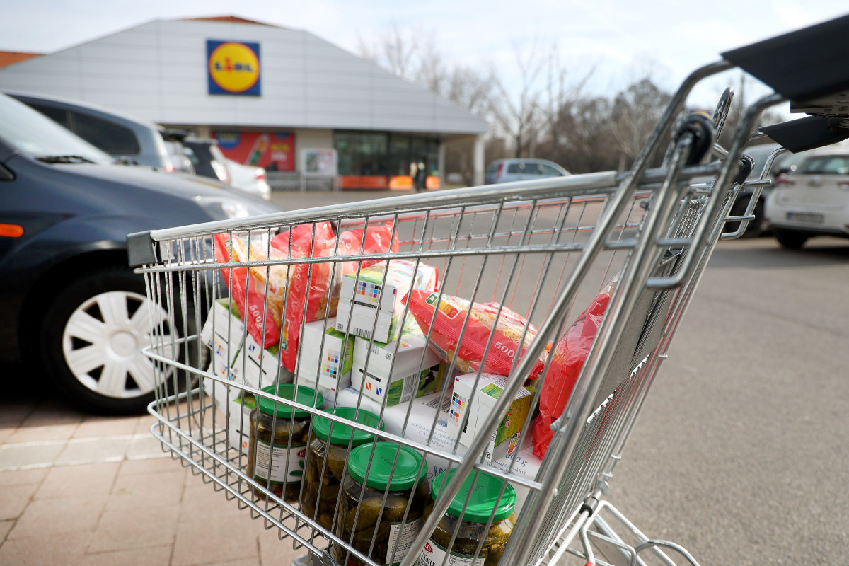 Szeged, bevásárlás, Lidl, élelmiszer, infláció