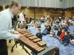 Szeged, játékos hangszerbemutató, Fricsay Ferenc Városi Fúvószenekar, Gyimóthi Zoltán, Agóra