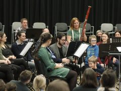 Szeged, játékos hangszerbemutató, Fricsay Ferenc Városi Fúvószenekar, Gyimóthi Zoltán, Agóra