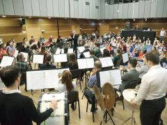 Szeged, játékos hangszerbemutató, Fricsay Ferenc Városi Fúvószenekar, Gyimóthi Zoltán, Agóra