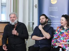 Szeged, Pomádé király új ruhája, gyermekopera, közönségtalálkozó, Reök palota, színház, kultura