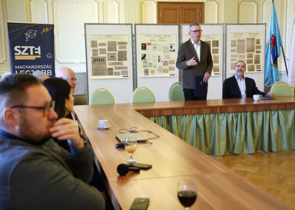 Szeged, SZTE, Magyar Sajtó Napja, sajtóbeszélgetés, sajtóreggeli