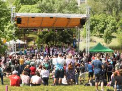 Szeged, majális, Zápor-tó, május 1.