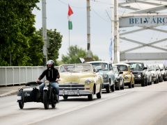 Szeged, Csonka János Technikum, iskola, autós felvonulás, ballagás, autó, motor