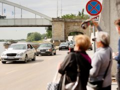 Szeged, Csonka János Technikum, iskola, autós felvonulás, ballagás, autó, motor