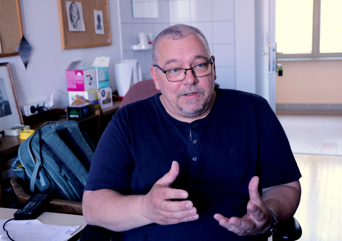 Dr. Földi Péter egyetemi docens az SZTE Fizikai Intézet Elméleti Fizikai Tanszékének vezetője. Fotó: SZTE/Kovács-Jerney Ádám