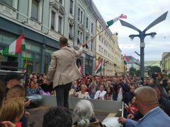 Magyar Péter Nyíregyházán