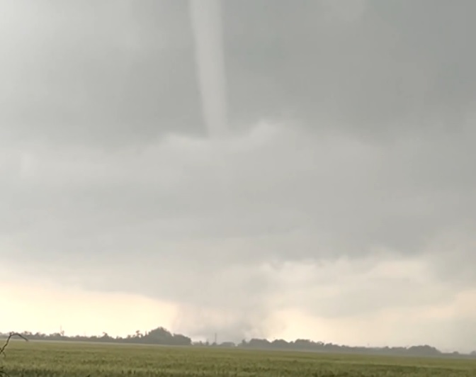 Tornádó Rákóczifalunál