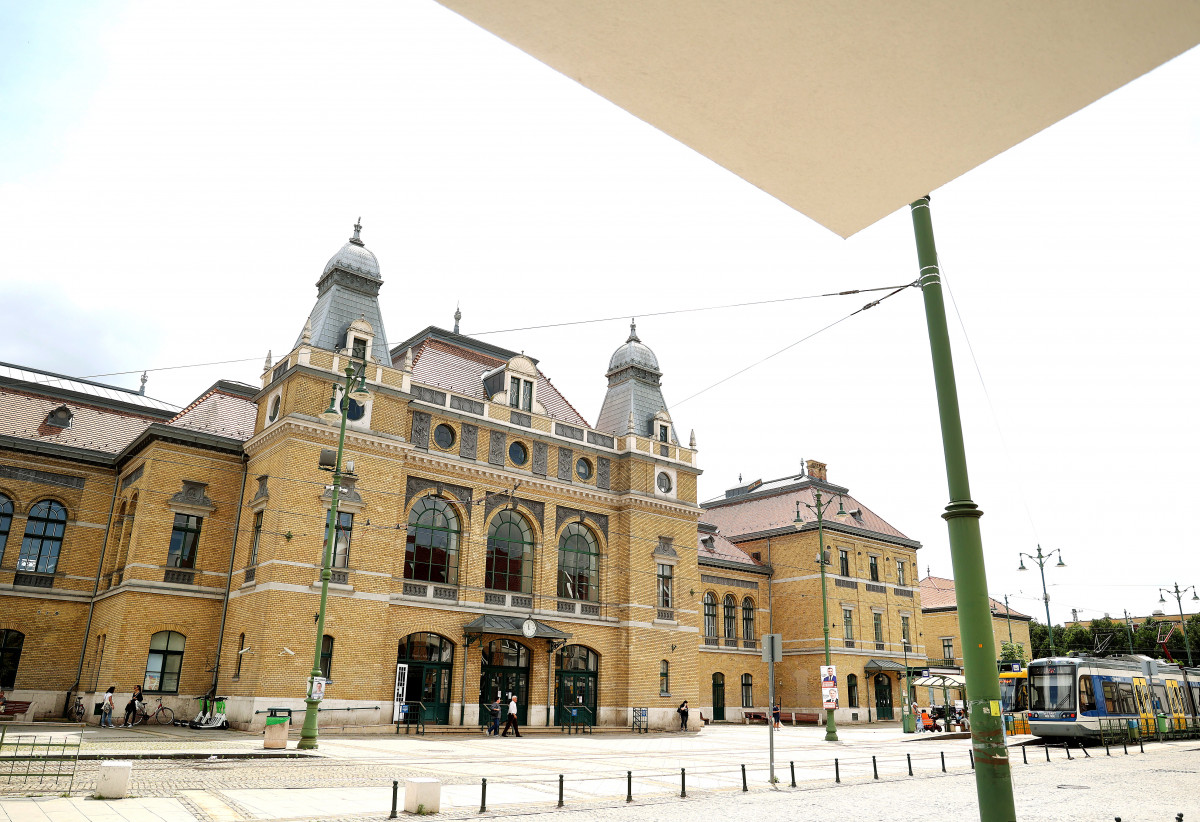 Szeged, Nagyállomás, MÁV, vasút, vasútállomás, vonat, Indóház tér