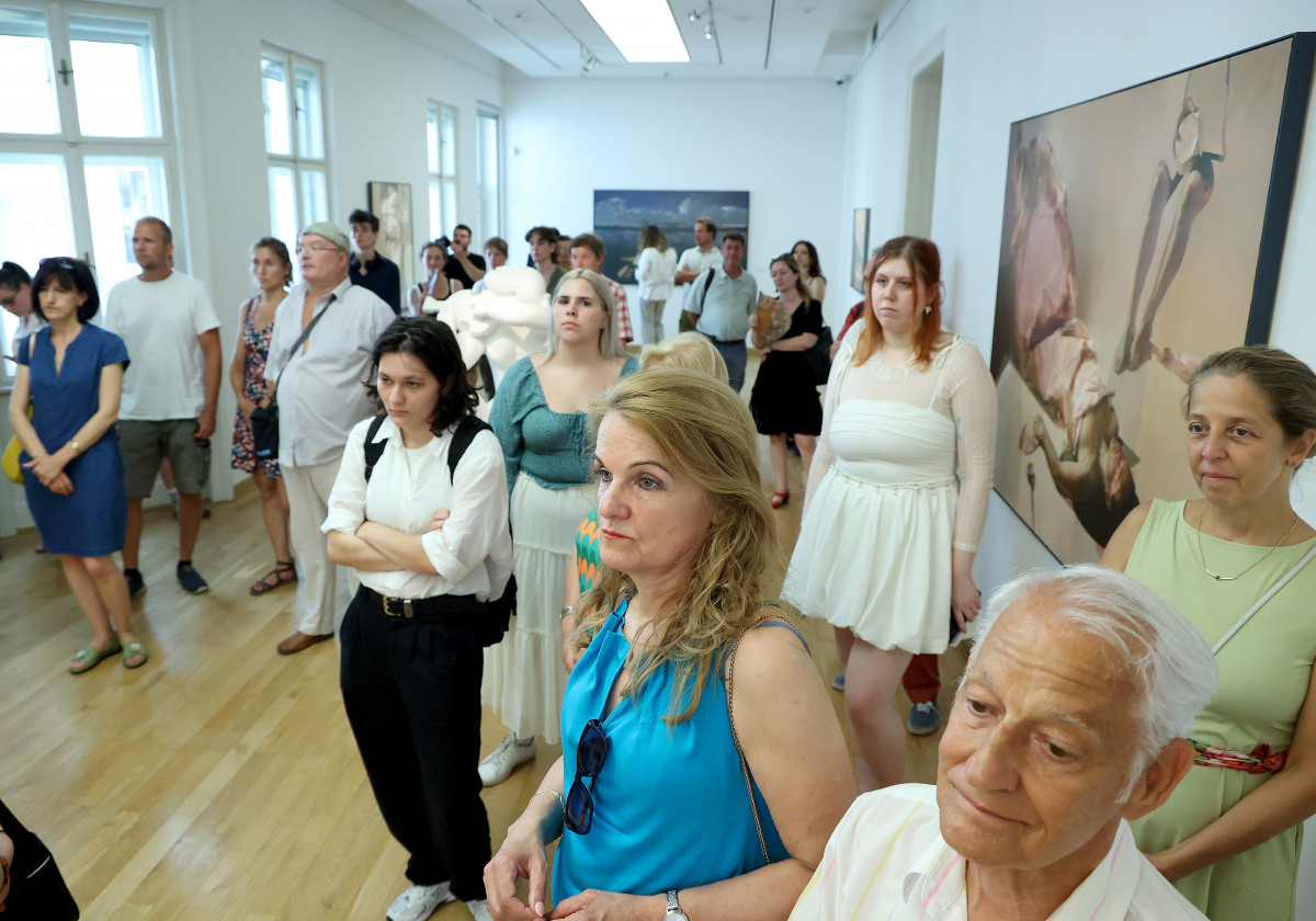 Szeged, BOLDI, szobor, Incze Mózes, festmény, Rezonancia, kiállítás, megnyitó, Reök palota, kultura, művészet