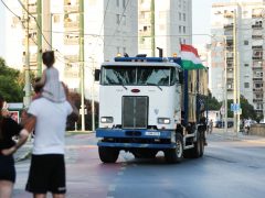 Szeged, Nemzetközi Kamionos Találkozó, kamion, felvonulás