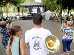 Szeged, program, államalapítás ünnepe, Széchenyi tér, XVI. Szegedi Fúvószenekari Fesztivál, fúvósok, zenekar, kultura, zene