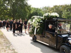 Szeged, Király Levente, színész, Nemzet Színésze, temetés, Belvárosi temető