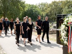 Szeged, Király Levente, színész, Nemzet Színésze, temetés, Belvárosi temető