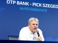 Szeged, CsakElőre2025, sajtótájékoztató, OTP Bank Pick Szeged, kézilabda, Jim Gottfridsson, sport