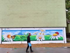 Szeged, graffiti, lakótelep, margaréta, Margaréta utca, panelház, utcaművész, falfestés