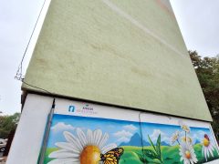 Szeged, graffiti, lakótelep, margaréta, Margaréta utca, panelház, utcaművész, falfestés