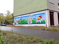Szeged, graffiti, lakótelep, margaréta, Margaréta utca, panelház, utcaművész, falfestés