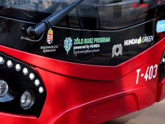 Szeged, ZÖLD BUSZ PROGRAM, sajtótájékoztató, környezetkímélő, elektromos meghajtású, troli, trolibusz, Széchenyi tér, közlekedés, tömegközlekedés