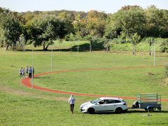 Szeged, Szőreg, futópálya, sport, szabadidő, park, Monti Sándor park