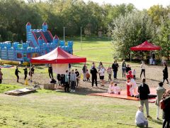 Szeged, Szőreg, futópálya, sport, szabadidő, park, Monti Sándor park