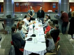 Szeged, A kaukázusi krétakör, színdarab, olvasópróba, Kisszínház, Szegedi Nemzeti Színház, színház, kultura