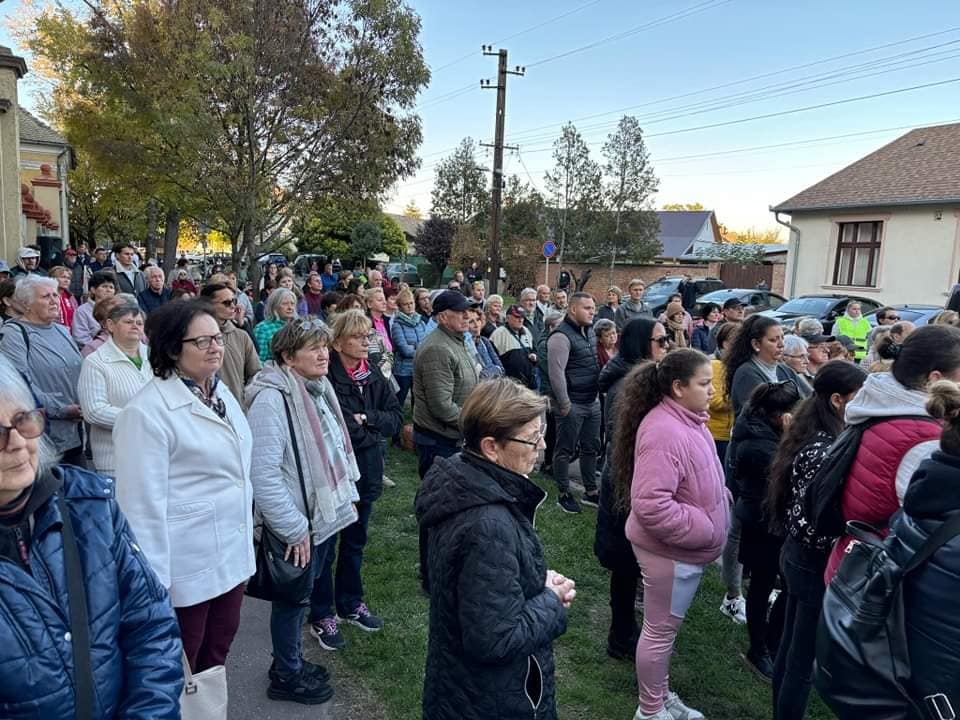 Tüntetés Szentesen