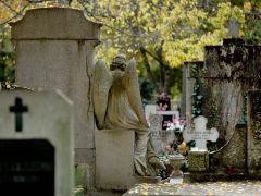 Szeged, temető, Belvárosi temető, Mindenszentek, mécses