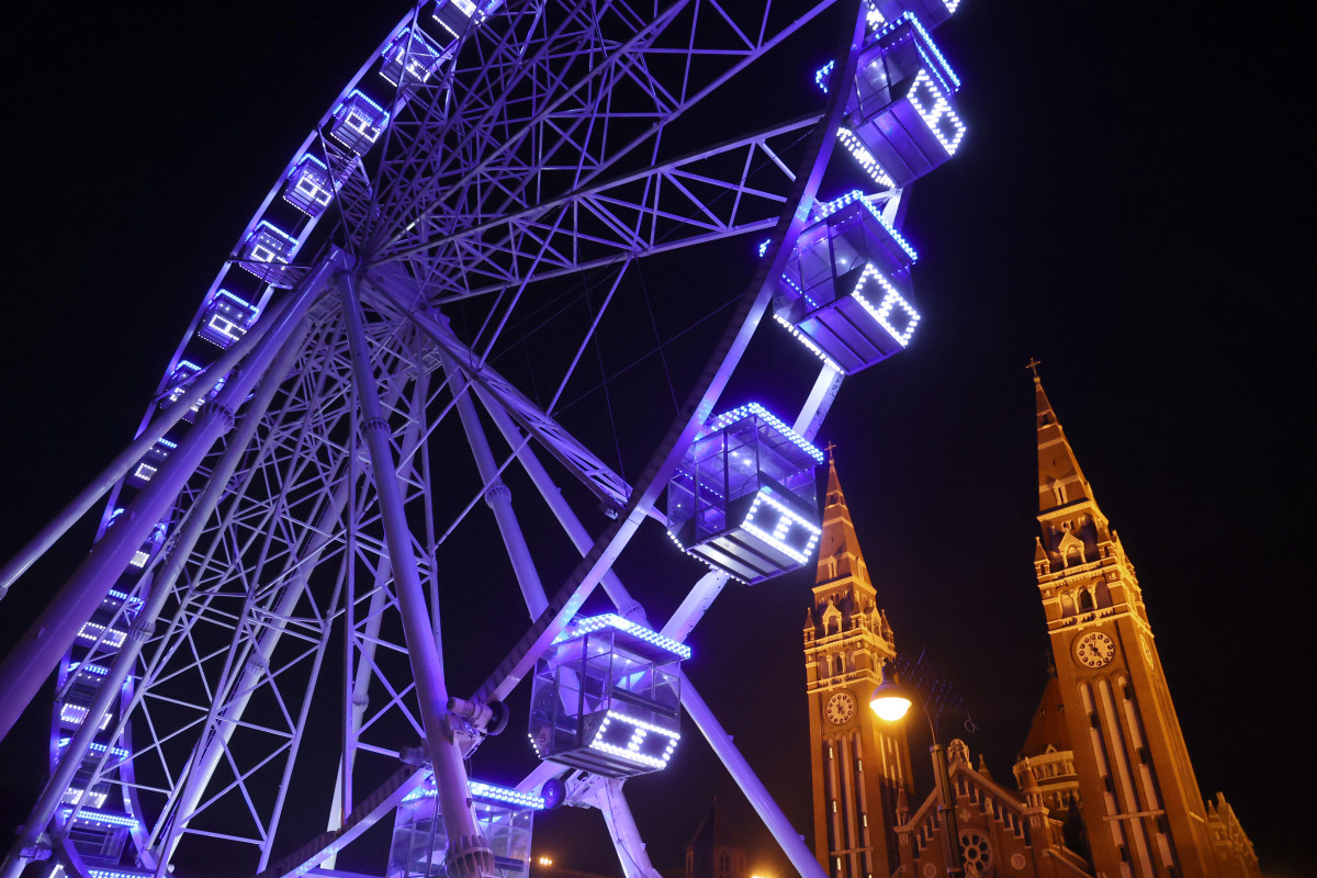 Szeged, Dóm tér, óriáskerék