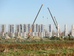 Szeged, BYD, gyár, beruházás, ipar, autóipar, gazdaság, építkezés, csarnok, acélszerkezet