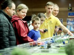 Szeged, vasútmodell, kiállítás, vasút, vonat, Agóra