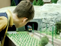 Szeged, vasútmodell, kiállítás, vasút, vonat, Agóra