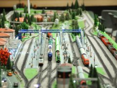 Szeged, vasútmodell, kiállítás, vasút, vonat, Agóra