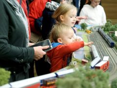 Szeged, vasútmodell, kiállítás, vasút, vonat, Agóra