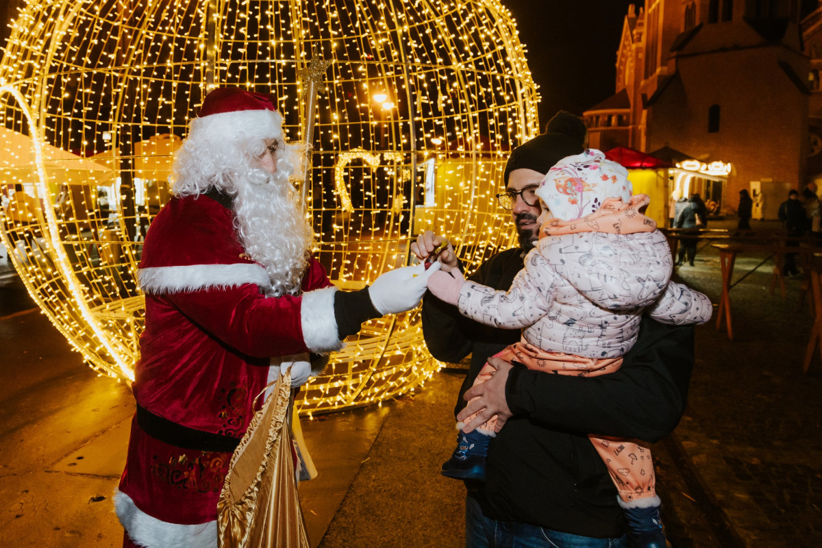Mikulás. Szeged. Belváros.