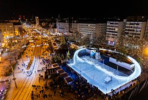 Karácsonyi fények Debrecenben