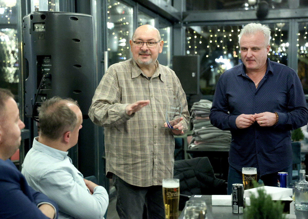 Szeged, Barok István, emlék, szegedi sportújságírók, sportújságírók, díj, Stílus-díj, átadás, Szuhánszki Zoltán