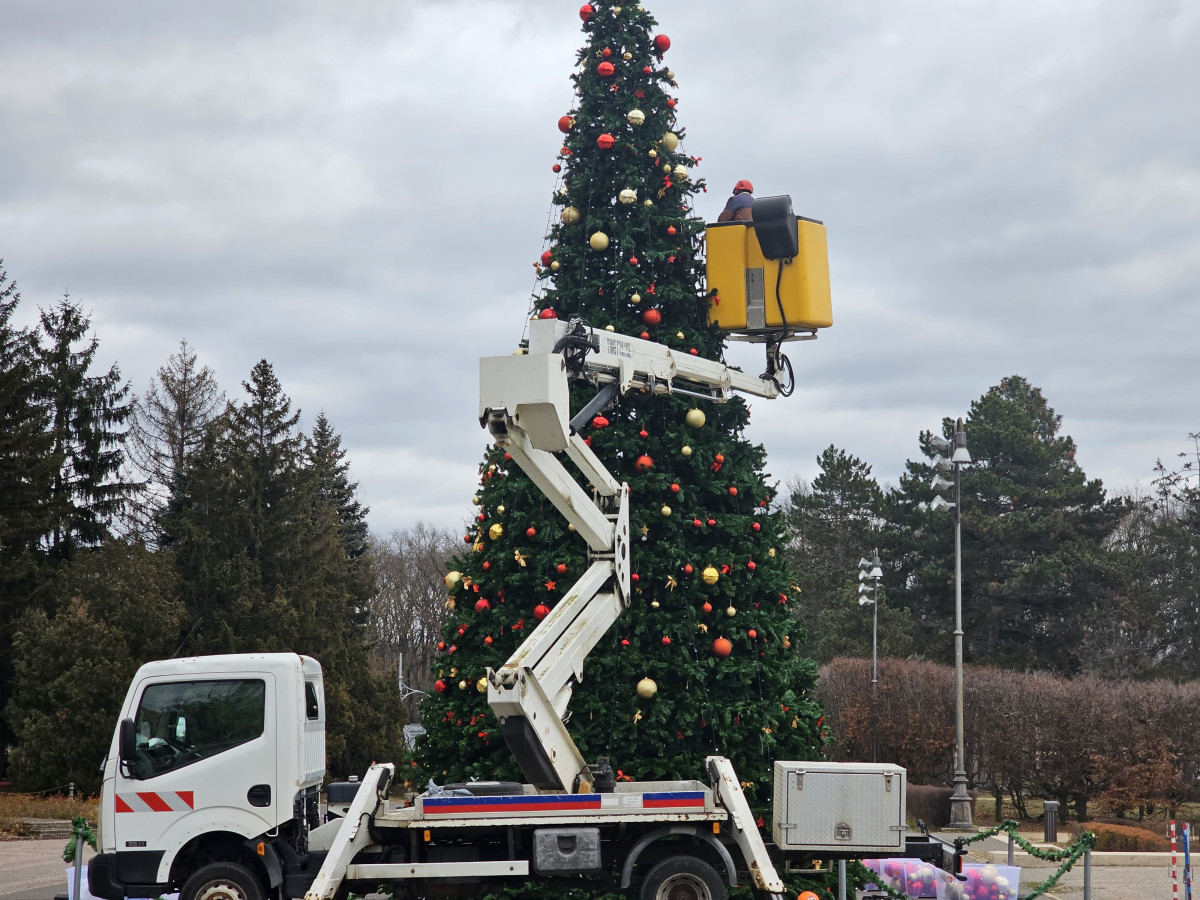 Karácsonyfabontás Debrecenben