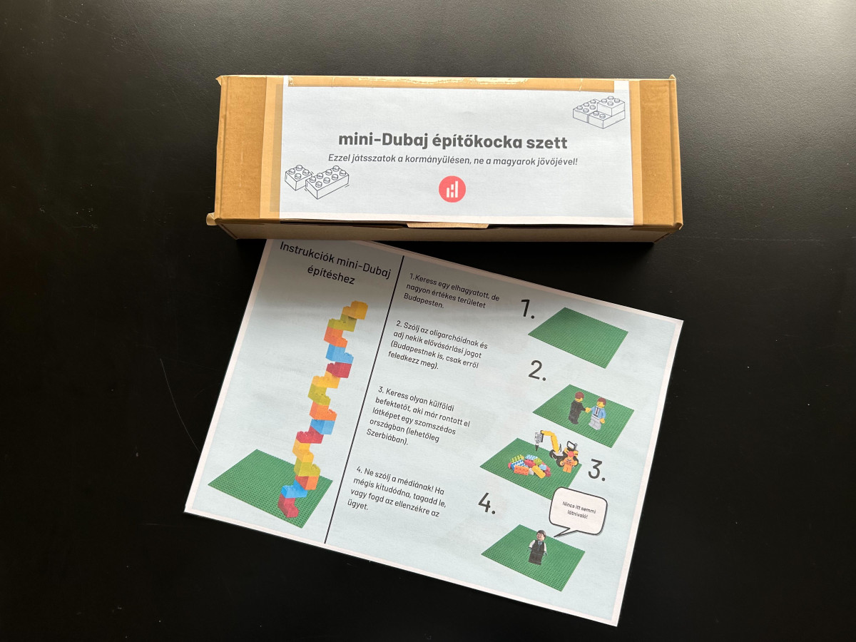 Mini-Dubaj legókészletet küldött a kormánytagoknak az aHang