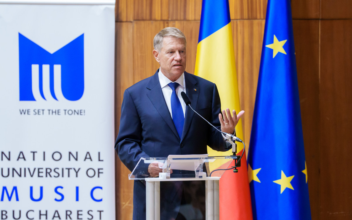Lemondott Klaus Iohannis román államfő. Fotó: Klaus Iohannis hivatalos Facebook-oldala