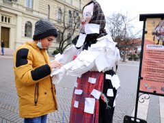 Szeged, cetli, télbanya, Dugonics tér