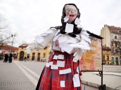 Szeged, cetli, télbanya, Dugonics tér