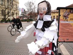 Szeged, cetli, télbanya, Dugonics tér