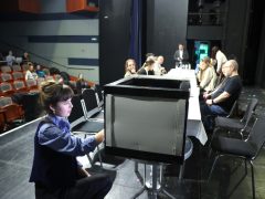 Szeged, Szegedi Nemzeti Színház, bemutató, Gálhidy Sára, Énekes madár, olvasópróba, Kisszínház, színház, kultura