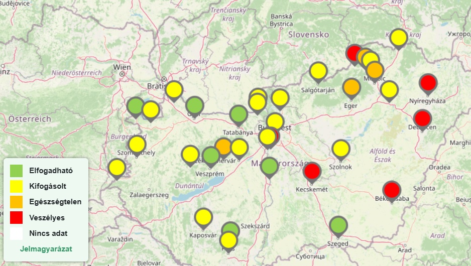 Veszélyes a levegő Debrecenben